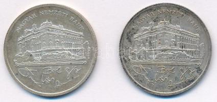 1992. 200Ft Ag "MNB" (2x) TXF patina Adamo F13