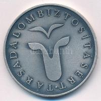 ~2000. "Szent Kristóf / Társadalombiztosításért" ezüstpatinázott fém emlékérem (42,5mm) T:...