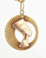 Arany (Au) 18 K nyaklánc, jelzett, h: 42 cm, d: 2,5 cm, nettó: 20,6 g