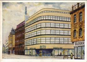 1926 Ostrava, Moravská Ostrava, Mährisch Ostrau; Geschäftshaus "Aso" / shopping mall