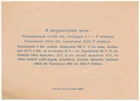Makó 1944. "A makói szervita atyák templomépítkezésére" sorsjegy 1P értékben, "5278&q...