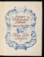 Divald Károly - Siklóssy László - Rédey Miklós - Török Kálmán: A magyar kerámika története. Holics, Tata, Stomfa. Bp., 1917, Szent-György-Czéh, 1 sztl. lev. + II+76 p. + 1 sztl. lev. + XVI t. Gazdag szövegközi és egészoldalas képanyaggal illusztrálva. Átkötött félvászon-kötésben, jó állapotban, az eredeti elülső papírborító bekötve.