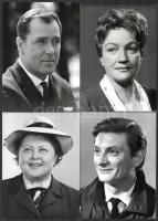 Magyar színészek és színésznők portréi, Szemes Mari, Inke László, Benkő Gyula, Fónay Márta, stb., 7 ...