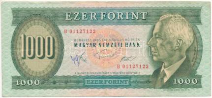 1983. március 25. 1000Ft "B 01127122" T:F  Adamo F44.1