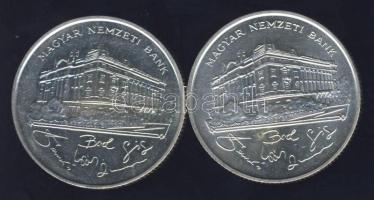 1993. 200Ft Ag "MNB" (2x) T:BU,2