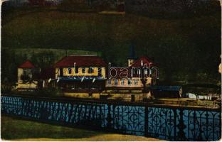 1917 Pozsony, Pressburg, Bratislava; III. Bimbóház étterem, nyaraló / III. Batzenhäusel / restaurant, villa (szakadás / tear)