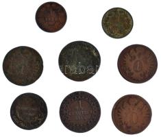 1761P 1kr Cu "Mária Terézia" + 1780W 1/2kr Cu "Mária Terézia" + 1800. 1kr Cu &qu...