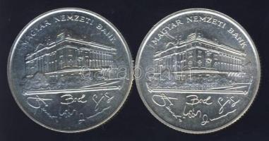 1993. 200Ft Ag "MNB" (2x) T:BU,2