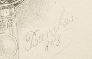 cca 2000-2020 Petőfi portré, Barabás után, modern nyomat. Dekoratív üvegezett, sarkaiban sérült fa k...