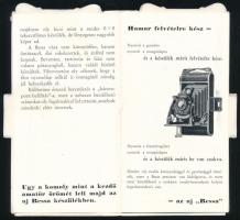 Voigtländer fényképezőgép ismertető prospektus magyar nyelven