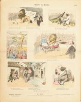 cca 1885-1890 Münchener Bilderbogen. München, é.n., Braun&Schneider. 24 db lap, humoros illusztr...