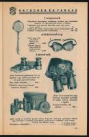 1932 HAFA fotóoptika, rádiószaküzlet képes árjegyzéke, Orion, stb. rádiók
