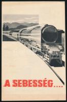 A Sebesség filmfelvevő és filmvetítő reklámlapja, 4p
