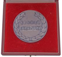 Búza Barna (1910-2010) DN "Magyar Közgazdasági Társaság / Kiváló tevékenységéért" ezüstözö...