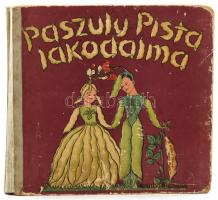 L. Fittler Vilma: Paszuly Pista lakodalma. A képeket Vida Mária rajzolta. Bp., é.n., Singer és Wolfner. Kiadói kartonált kötés, megerősített gerinccel és táblákkal, kissé sérült borítóval, helyenként foltos és sérült táblákkal.