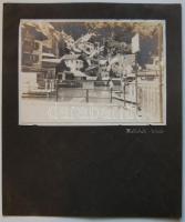 1931 Ausztria és a Dolomitok egy utazás képei, közel 100 fotó cca 14x16 cm-esek kartonlapokon képalá...