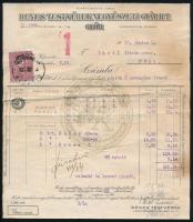 1928 Benes Testvérek Vegyészeti Gyár R.T. ,,Kakas paszta" fejléces számla