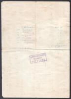 1940 Ländler Samu Fűszer-,Festék és Gyarmatárú nagykereskedő fejléces számla