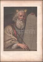 12 db illusztráció a Klasszikus Arany Bibliából, többek közt Raffaello, Guido Reni, Poussin festmény...