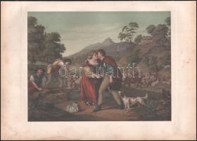 12 db illusztráció a Klasszikus Arany Bibliából, többek közt Raffaello, Guido Reni, Poussin festmény...