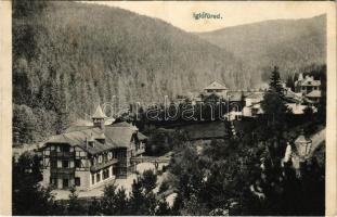 1907 Iglófüred, Bad Zipser Neudorf, Spisská Nová Ves Kupele, Novovesské Kúpele; látkép. Wlaszlovits Gusztáv kiadása / general view, spa (fa)