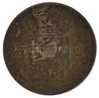 Hollandia 1827B 25c Ag T:F patina
Netherlands 1827B 25 Cents Ag C:F patina
Krause KM#48