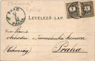 1898 (Vorläufer) Stubnyafürdő, Túróchévíz, Stubnianske Teplice, Turcianske Teplice; Kápolna, Új fürd...