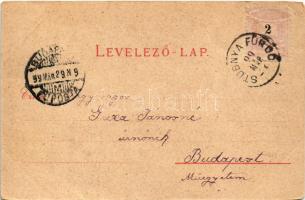 1899 (Vorläufer) Stubnyafürdő, Túróchévíz, Stubnianske Teplice, Turcianske Teplice; Kápolna, Új fürd...