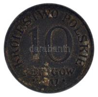 Lengyelország / Német megszállás 1917FF 10f Fe T:F Poland / German Occupation 1917FF 10 Fenigow Fe C...