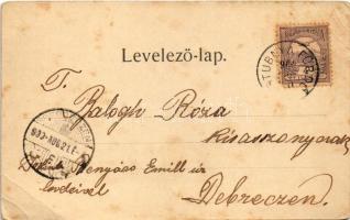 1900 Stubnyafürdő, Túróchévíz, Stubnianske Teplice, Turcianske Teplice; Zöld tükörfürdő / spa, bath ...