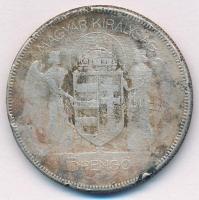 1930. 5P Ag "Horthy jobbra" T:F,VG
Adamo P8