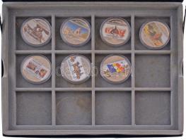 Libéria 2004. 10D "Szabadság pillanatai" multicolor Cu-Ni érmesorozat 19xklf darabja erede...