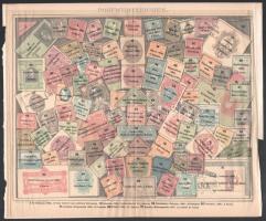 cca 1890-1900 össz. 14 db klf. témájú színes térkép (Osztrák-magyar monarchia politikai áttekintő és...