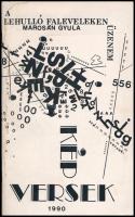 Marosán Gyula: A lehulló faleveleken üzenem. A szerző, Marosán Gyula (1915-2003) magyar-kanadai festőművész, szobrász, grafikus művész, költő által Bujdosó Alpár (1935-2021) költő, mérnök, a Magyar Műhely szerkesztője a magyar avantgarde kiemelkedő alakja részére DEDIKÁLT példány. Toronto, 1990, Szerzői. Kiadói papírkötés, foltos borítóval.