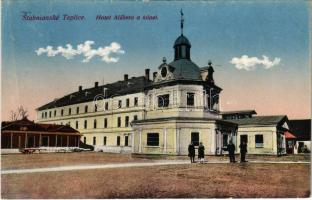 Stubnyafürdő, Túróchévíz, Stubnianske Teplice, Turcianske Teplice; Hotel Alzbeta a kúpel / Erzsébet szálloda és fürdő / hotel and bath (fa)