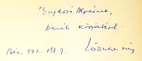Lőrincze Lajos: Édes anyanyelvünk. Szerk.: - -. A szerkesztő, Lőrincze Lajos (1915-1993) nyelvész Bu...