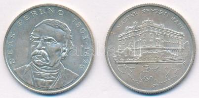 1993. 200Ft Ag "MNB" + 1994. 200Ft Ag "Deák" T:AU,XF ph. Adamo F13, F13.1