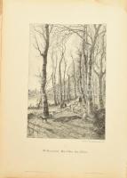cca 1890 össz. 64 db reprodukciós illusztráció, klf. képzőművészek munkái, közte báró drétomai Koppay József Árpád 2 db munkája. Rotációs fametszet, papír. Lap széle részben foltos és kissé sérült. 32,5x20 cm és has. méretekben. Karton mappában.