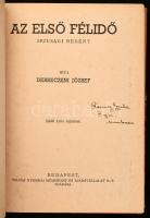 Debreczeni József: Első félidő. Ifjúsági regény. Sebők Imre rajzaival. A borító K. Sávely Dezső munk...