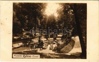 1925 Vihnye, Vihnyefürdő, Kúpele Vyhne; Fürdő / spa, park (EB)