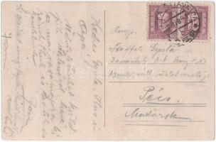 1928 Szklenófürdő, Sklené Teplice; Hostinec / Fürdő vendéglő / spa, restaurant (fl)