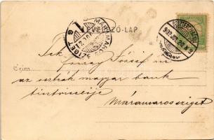 1907 Borosznófürdő, Brusno-kúpele (Borosznó, Brusznó, Brusno); Gyógyfürdő. Ivánszky Elek kiadása / s...