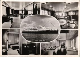 MS "BATORY" ocean liner, interiors. Polish Ocean Lines Gdynia-America Line (EK)