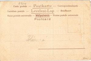 Girl with dogs. Koch & Bitriol litho (EB)