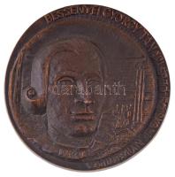 DN "Bessenyei György Tanárképző Főiskola Nyíregyháza" kétoldalas bronz plakett. Szign.: Berecz (114mm) T:AU