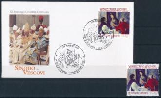 2005 A Püspöki Szinódus rendes közgyűlése bélyeg + bélyeg FDC-n Mi 1533