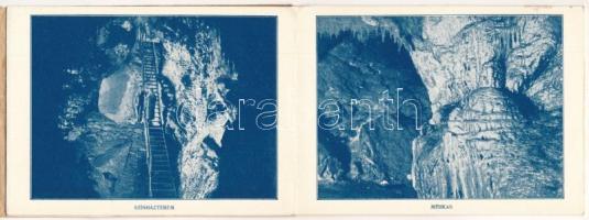 Budapest III. Pálvölgyi cseppkőbarlang - nem képeslapos leporello 6 képpel