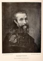 Klassiker der Kunst 3 kötete: Michelangelo, Fra Angelico, Mantegna. Stuutgart und Leipzig, 1907-1911...