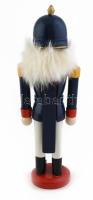 Diótörő katona, kézzel festett fa, jó állapotban, kartondobozban, m: 25 cm