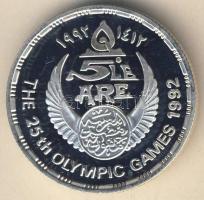 Egyiptom 1992. 5Ł Ag "Olimpia - labdarúgás" T:PP
